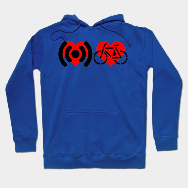 Heart Heart Sound Bike B Hoodie by danlesh